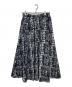 HERALBONY (ヘラルボニー) フレアスカート「小川真広」 ホワイト×ブラック サイズ:M：15000円