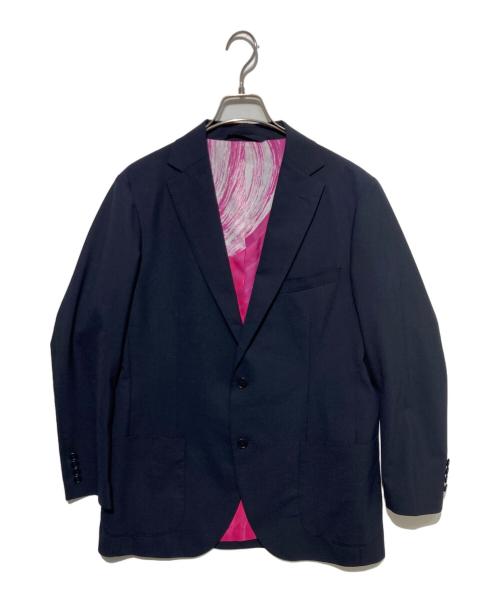 HERALBONY（ヘラルボニー）HERALBONY (ヘラルボニー) テーラードジャケット ネイビー サイズ:Ｌの古着・服飾アイテム