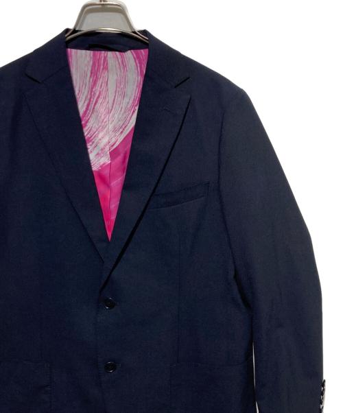 HERALBONY（ヘラルボニー）HERALBONY (ヘラルボニー) テーラードジャケット ネイビー サイズ:Ｌの古着・服飾アイテム