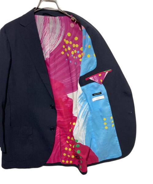 HERALBONY（ヘラルボニー）HERALBONY (ヘラルボニー) テーラードジャケット ネイビー サイズ:Ｌの古着・服飾アイテム