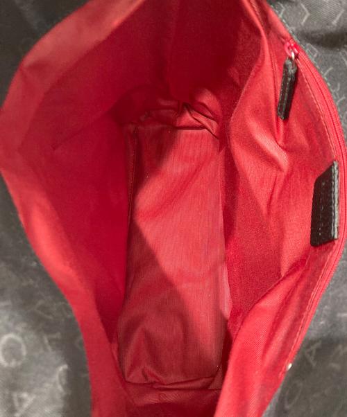 BVLGARI（ブルガリ）BVLGARI (ブルガリ) ロゴマニアトートバッグ ブラックの古着・服飾アイテム