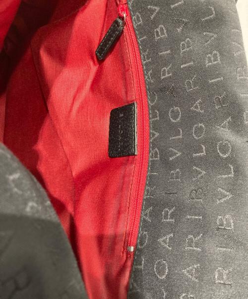 BVLGARI（ブルガリ）BVLGARI (ブルガリ) ロゴマニアトートバッグ ブラックの古着・服飾アイテム