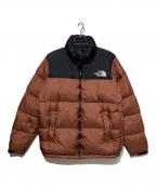 THE NORTH FACEザ ノース フェイス）の古着「NUPTSE JACKET　ヌプシジャケット」｜ブラウン×ブラック
