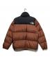 THE NORTH FACE (ザ ノース フェイス) NUPTSE JACKET　ヌプシジャケット ブラウン×ブラック サイズ: XL：18000円