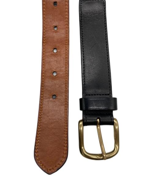 GIORGIO ARMANI（ジョルジョアルマーニ）GIORGIO ARMANI (ジョルジョアルマーニ) レザーベルト ブラック サイズ:90/36の古着・服飾アイテム