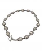 USEDユーズド）の古着「ヴィンテージ シェルデザインネックレス」｜シルバー