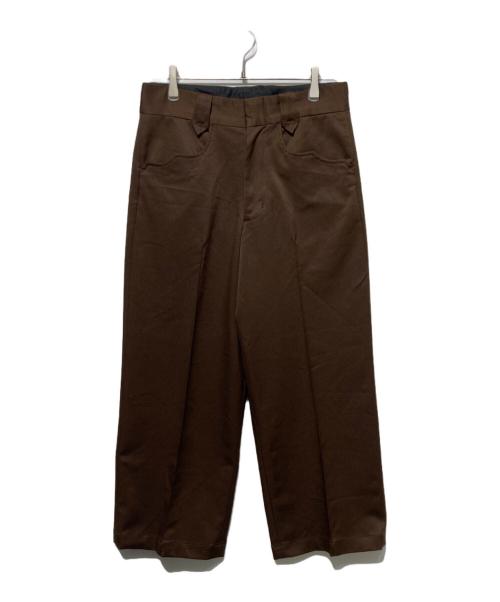MONITALY（モニタリー）MONITALY (モニタリー) WESTERN WIDE PANTS ブラウン サイズ:30の古着・服飾アイテム