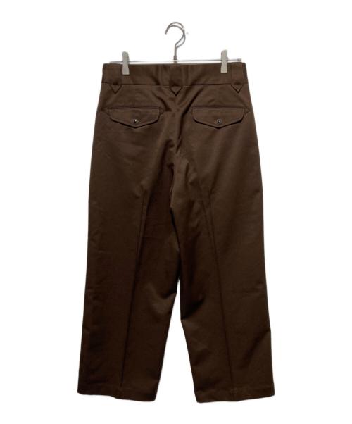 MONITALY（モニタリー）MONITALY (モニタリー) WESTERN WIDE PANTS ブラウン サイズ:30の古着・服飾アイテム