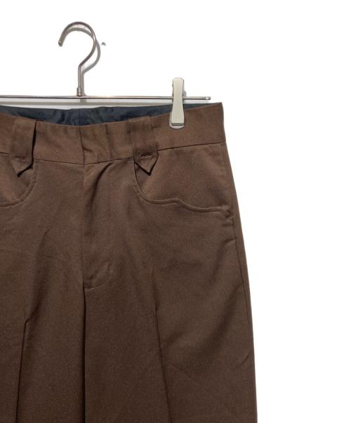 MONITALY（モニタリー）MONITALY (モニタリー) WESTERN WIDE PANTS ブラウン サイズ:30の古着・服飾アイテム