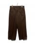 MONITALY（モニタリー）の古着「WESTERN WIDE PANTS」｜ブラウン