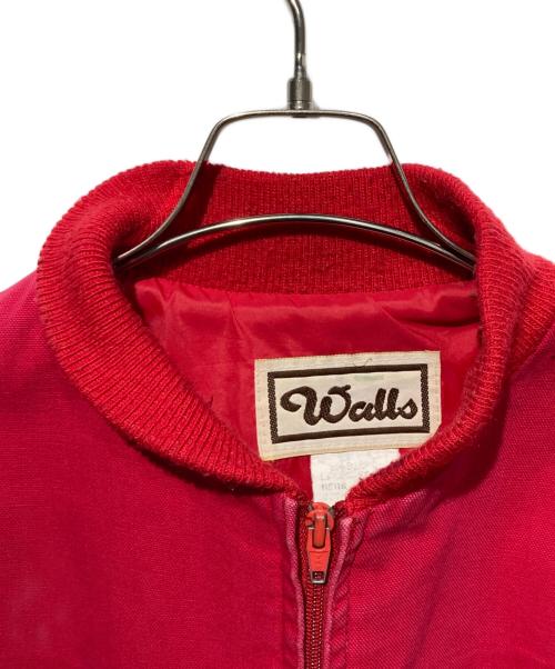 Walls（ウォールズ）Walls (ウォールズ) ダックジャケット レッド サイズ:42-44の古着・服飾アイテム