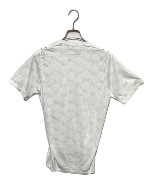 BALENCIAGA（バレンシアガ）BALENCIAGA (バレンシアガ) スタッズショルダーマーブルメッシュ ホワイト サイズ:Sの古着・服飾アイテム