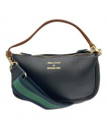 YOUNG & OLSEN The DRYGOODS STORE×FRAMeWORK（ヤングアンドオルセン ザ ドライグッズストア×フレームワーク）の古着「ストラップ付2WAYポーチ」｜ブラック