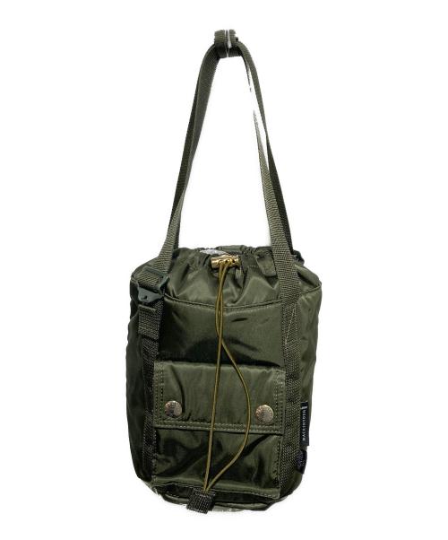PORTER（ポーター）PORTER (ポーター) MACKINTOSH (マッキントッシュ) COLOR BLOCK MINI BUCKET TOTE グリーンの古着・服飾アイテム