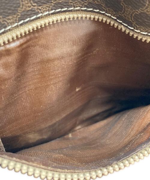 CELINE（セリーヌ）CELINE (セリーヌ) マカダム柄ショルダーバッグ ブラウンの古着・服飾アイテム