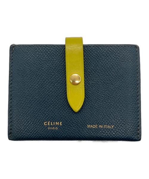 CELINE（セリーヌ）CELINE (セリーヌ) カーフスキンカードケース ネイビー サイズ:　の古着・服飾アイテム