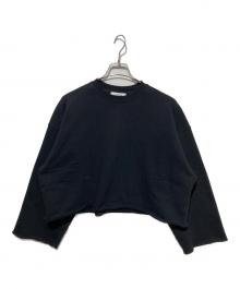 SACRA（サクラ）の古着「PREMIUM FLEECE CROPPED TOP」｜ブラック