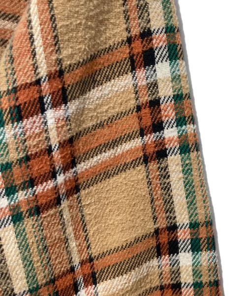 FIVE BROTHER（ファイブブラザー）FIVE BROTHER (ファイブブラザー) 60s ヘビーネルシャツ ブラウン サイズ:16の古着・服飾アイテム