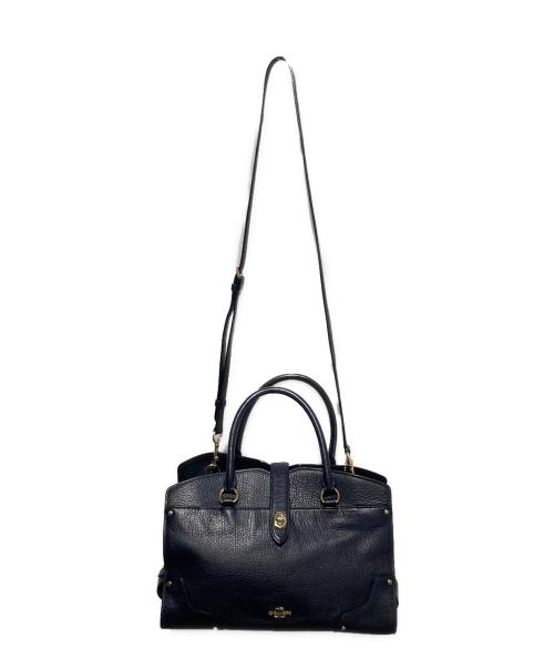 COACH（コーチ）COACH (コーチ) マ-サ-サッチェル30 2WAYバッグ ネイビーの古着・服飾アイテム
