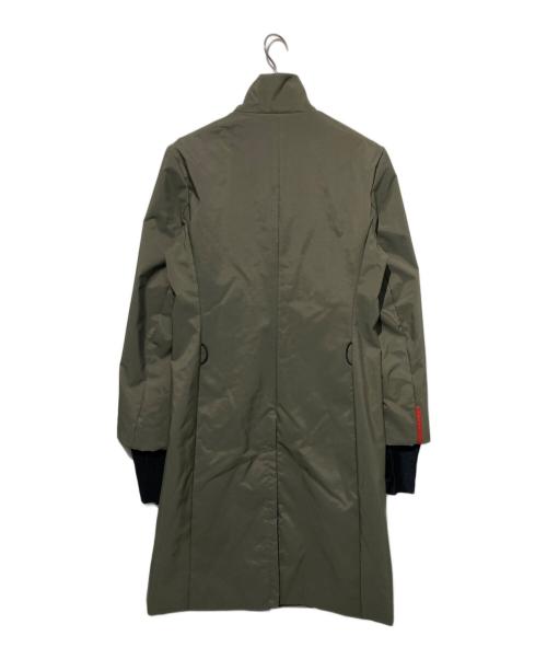 PRADA SPORTS（プラダスポーツ）PRADA SPORTS (プラダスポーツ) スタンドカラー中綿コート オリーブ サイズ:42の古着・服飾アイテム