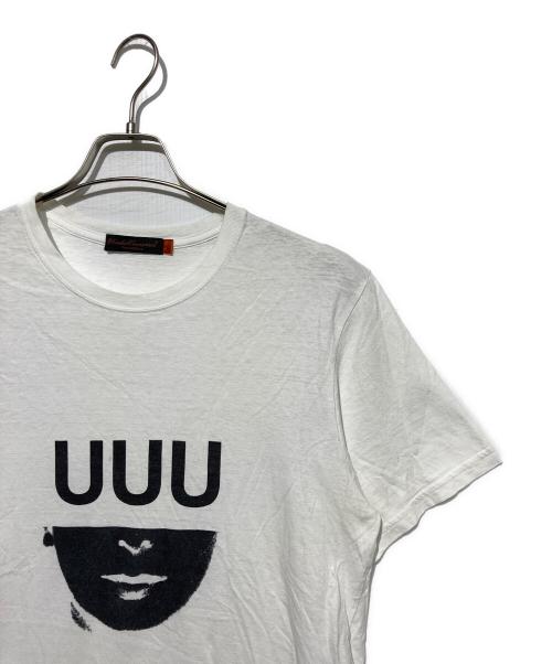 UNDERCOVERISM（アンダーカバーイズム）UNDERCOVERISM (アンダーカバーイズム) UUUフェイスプリントTシャツ ホワイト サイズ:2の古着・服飾アイテム