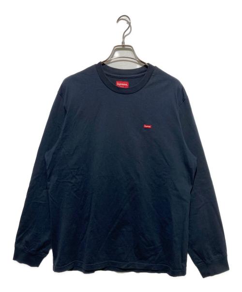 SUPREME（シュプリーム）Supreme (シュプリーム) Small Box L/S Tee ネイビー サイズ:Mの古着・服飾アイテム
