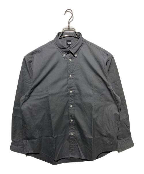 THE NORTH FACE（ザ ノース フェイス）THE NORTH FACE (ザ ノース フェイス) ロングスリーブハーフドームシャツ グレー サイズ:Ｍの古着・服飾アイテム