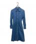 POLO RALPH LAUREN（ポロ・ラルフローレン）の古着「ベルト付きデニムシャツワンピース」｜ブルー
