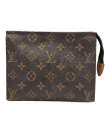 LOUIS VUITTON（ルイ ヴィトン）の古着「モノグラム ポシェットトワレット19」｜ブラウン