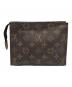 LOUIS VUITTON (ルイ ヴィトン) モノグラム ポシェットトワレット19 ブラウン：28000円