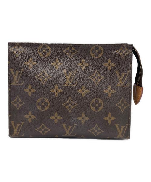 LOUIS VUITTON（ルイ ヴィトン）LOUIS VUITTON (ルイ ヴィトン) モノグラム ポシェットトワレット19 ブラウンの古着・服飾アイテム