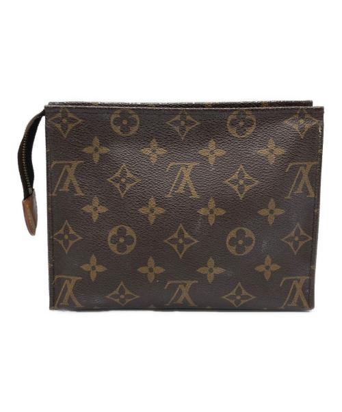 LOUIS VUITTON（ルイ ヴィトン）LOUIS VUITTON (ルイ ヴィトン) モノグラム ポシェットトワレット19 ブラウンの古着・服飾アイテム
