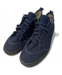 Yohji Yamamoto pour homme（ヨウジヤマモト プールオム）の古着「キャンバススニーカー」｜ネイビー