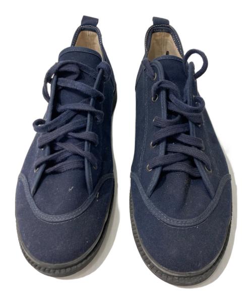 Yohji Yamamoto pour homme（ヨウジヤマモト プールオム）Yohji Yamamoto pour homme (ヨウジヤマモト プールオム) キャンバススニーカー ネイビー サイズ:Lの古着・服飾アイテム