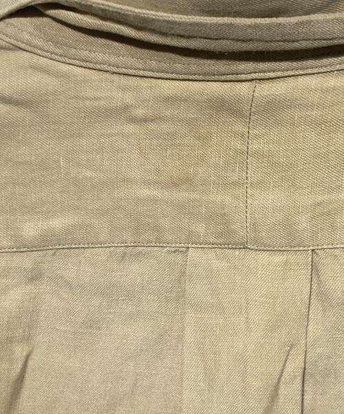 POLO RALPH LAUREN（ポロ・ラルフローレン）POLO RALPH LAUREN (ポロ・ラルフローレン) リネンシルクBDシャツ ベージュ サイズ:Mの古着・服飾アイテム