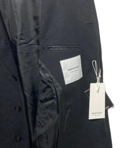 SANYOCOAT（サンヨーコート）SANYOCOAT (サンヨーコート) カシミヤステンカラーコート ブラック サイズ:Lの古着・服飾アイテム