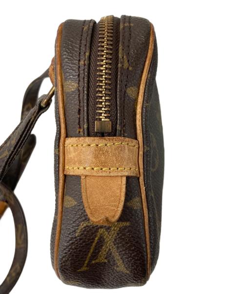 LOUIS VUITTON（ルイ ヴィトン）LOUIS VUITTON (ルイ ヴィトン) ショルダーポーチ　マルリーバンドリエール ブラウンの古着・服飾アイテム
