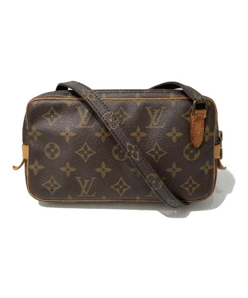 LOUIS VUITTON（ルイ ヴィトン）LOUIS VUITTON (ルイ ヴィトン) ショルダーポーチ　マルリーバンドリエール ブラウンの古着・服飾アイテム