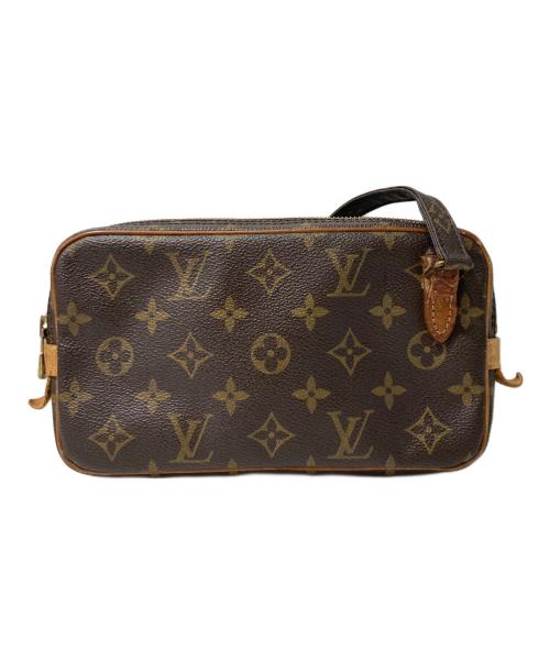LOUIS VUITTON（ルイ ヴィトン）LOUIS VUITTON (ルイ ヴィトン) ショルダーポーチ　マルリーバンドリエール ブラウンの古着・服飾アイテム