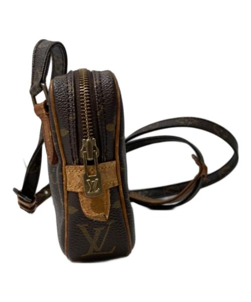 LOUIS VUITTON（ルイ ヴィトン）LOUIS VUITTON (ルイ ヴィトン) ショルダーポーチ　マルリーバンドリエール ブラウンの古着・服飾アイテム