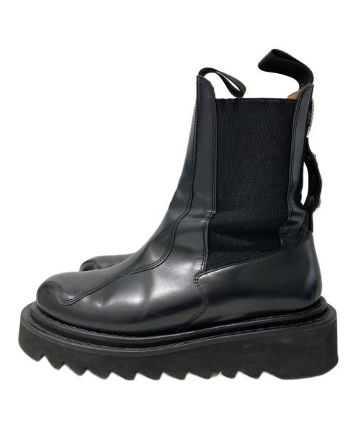 TOGA PULLA（トーガ プルラ）TOGA PULLA (トーガ プルラ) サイドゴアブーツ ブラック サイズ:38の古着・服飾アイテム