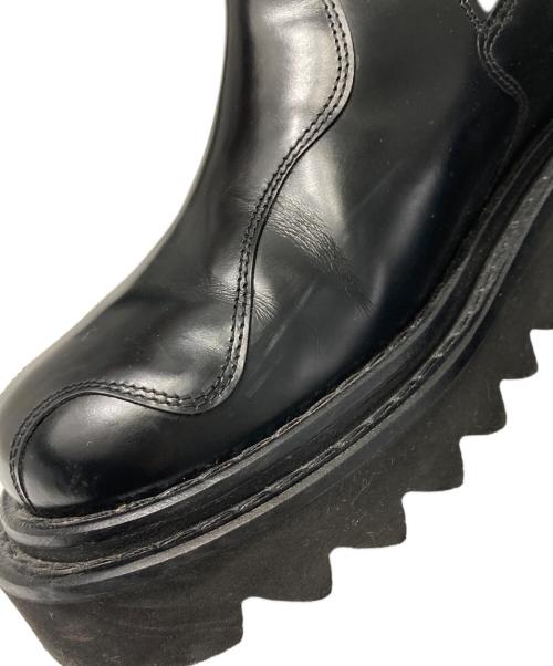TOGA PULLA（トーガ プルラ）TOGA PULLA (トーガ プルラ) サイドゴアブーツ ブラック サイズ:38の古着・服飾アイテム