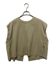 BEARDSLEY（ビアズリー）の古着「ショートベスト」｜ベージュ