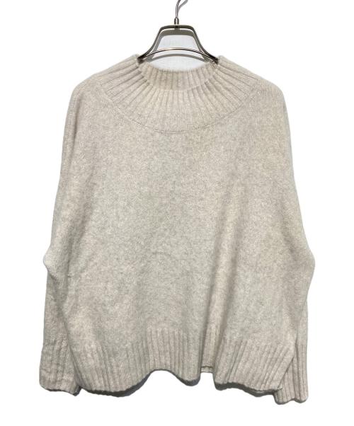 BEARDSLEY（ビアズリー）BEARDSLEY (ビアズリー) FOXアルパカボトルネックニット ベージュ サイズ:Freeの古着・服飾アイテム