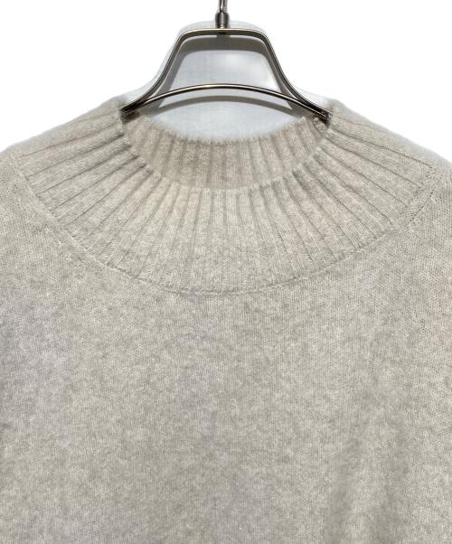BEARDSLEY（ビアズリー）BEARDSLEY (ビアズリー) FOXアルパカボトルネックニット ベージュ サイズ:Freeの古着・服飾アイテム