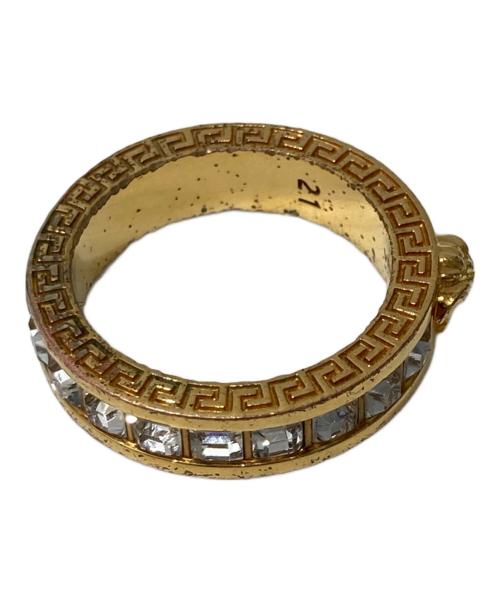 VERSACE（ヴェルサーチェ）VERSACE (ヴェルサーチェ) リング ゴールド(色) サイズ:21の古着・服飾アイテム