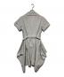 Vivienne Westwood RED LABEL (ヴィヴィアンウエストウッドレッドレーベル) ベルト付半袖シャツワンピース グレー サイズ:2：20000円