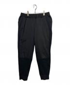 NEUTRALWORKSニュートラルワークス）の古着「ウィフ/ ニッティングハイブリッドパデッドパンツ」｜ブラック