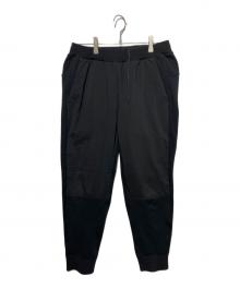 NEUTRALWORKS（ニュートラルワークス）の古着「ウィフ/ ニッティングハイブリッドパデッドパンツ」｜ブラック