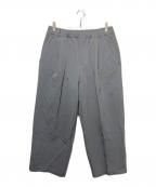 NEW BALANCEニューバランス）の古着「NB GREY ワイド パンツ」｜グレー